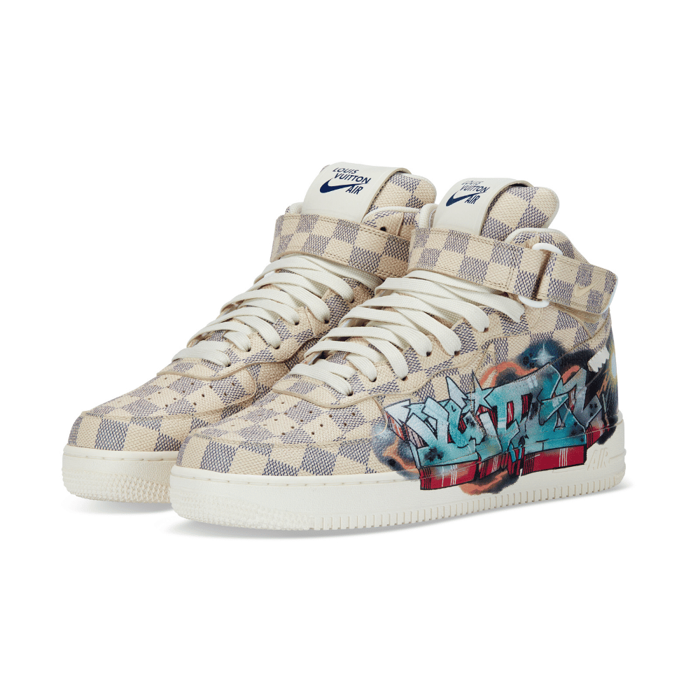 Louis Vuitton X Nike Air Force 1 Mid Graffiti