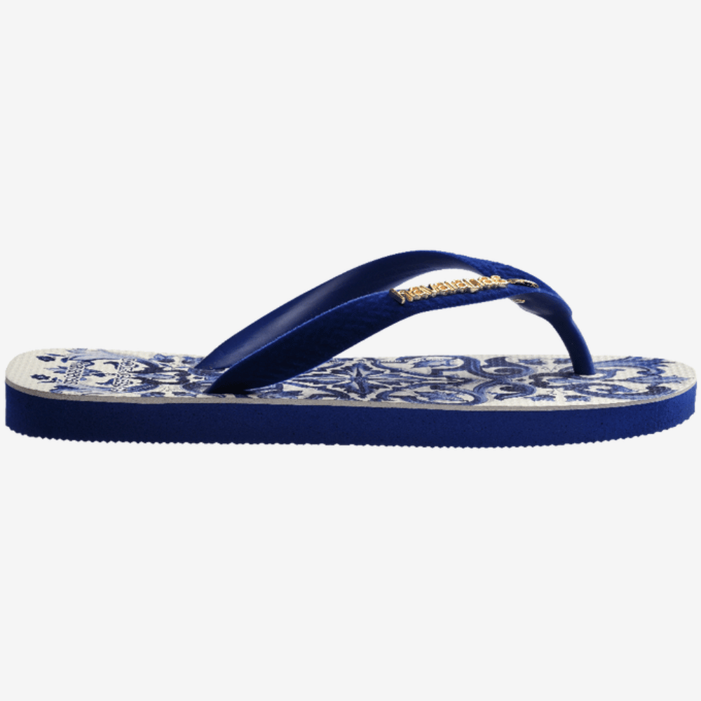 Dolce Gabbana X Havaianas Chinelo Blu Mediterraneo