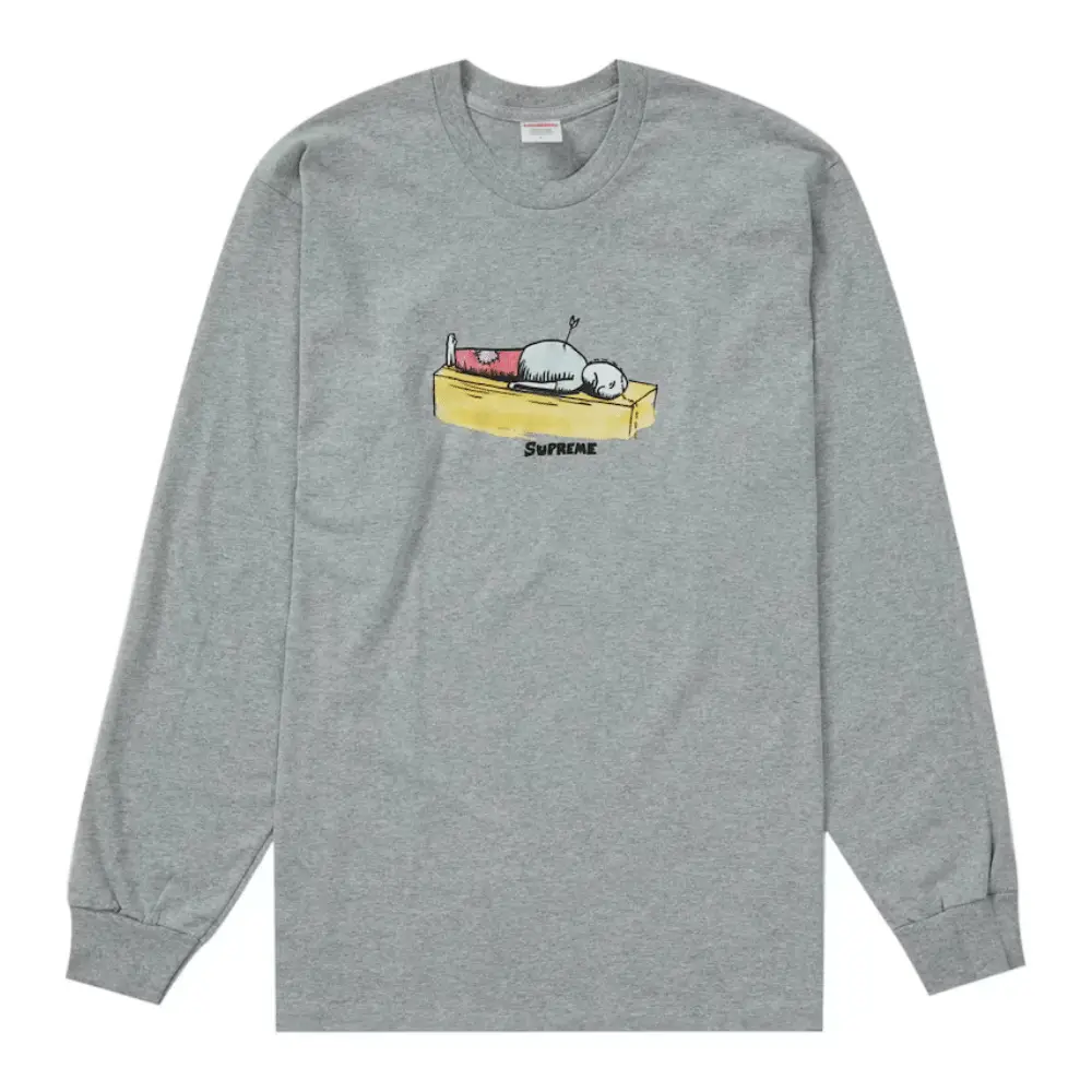 Camiseta Supreme Neil Blender Arrow L/S Grey