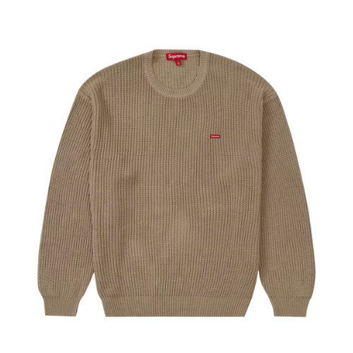 Sweater Supreme Small Box Ribbed Tan - Droper