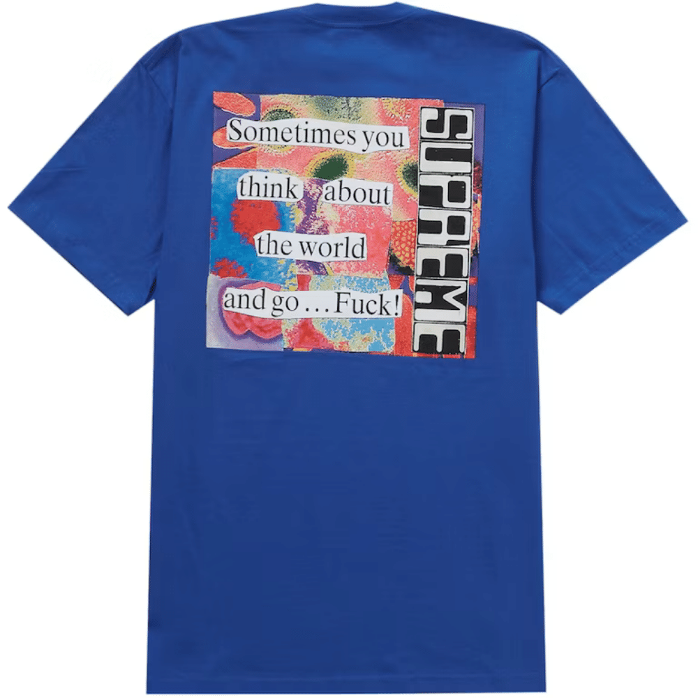 Camiseta Supreme Static Royal foto 1