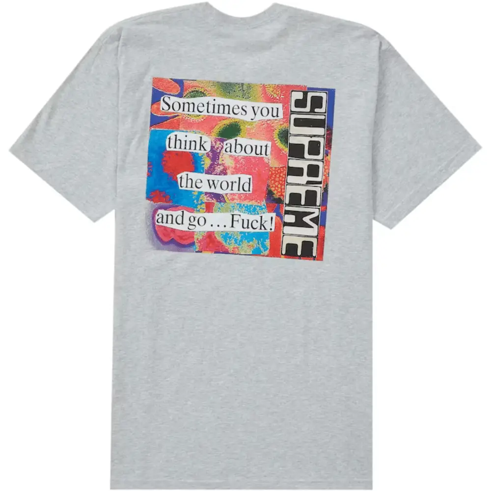 Camiseta Supreme Static Grey foto 1
