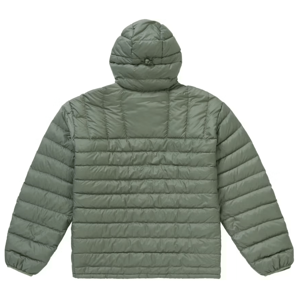 Jaqueta Supreme Micro Down Half Zip Hooded Pullover Olive - Droper