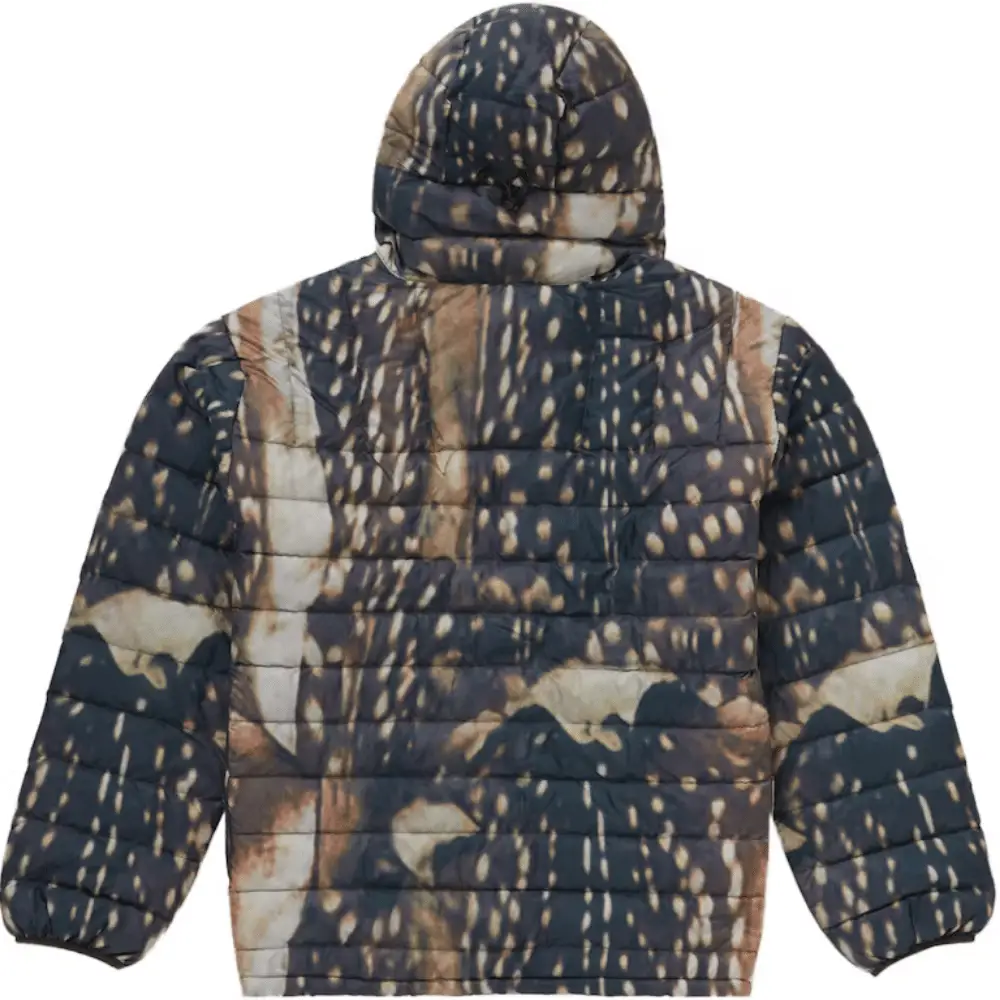 Jaqueta Supreme Micro Down Half Zip Hooded Pullover Deer foto 1