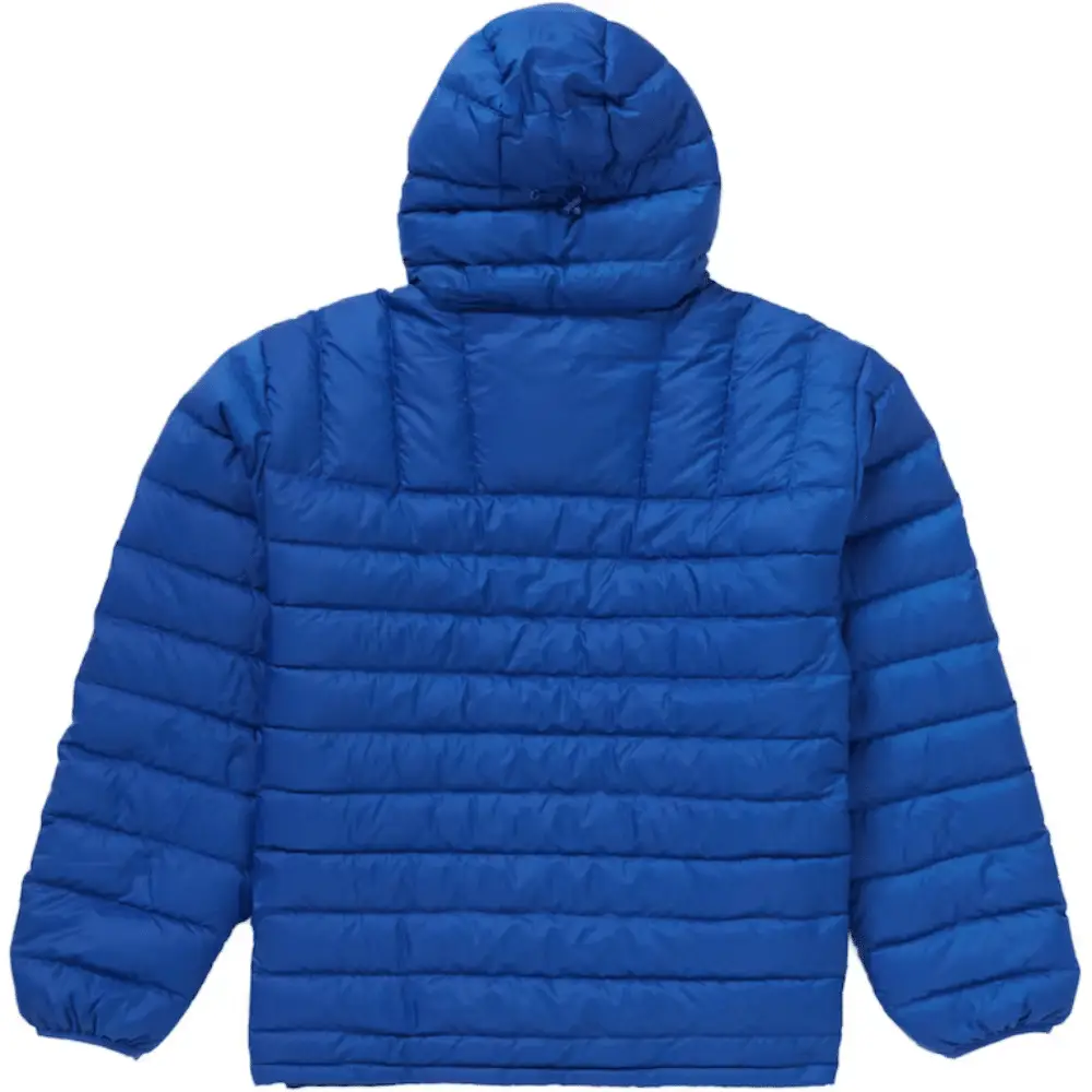 Jaqueta Supreme Micro Down Half Zip Hooded Pullover Royal - Droper