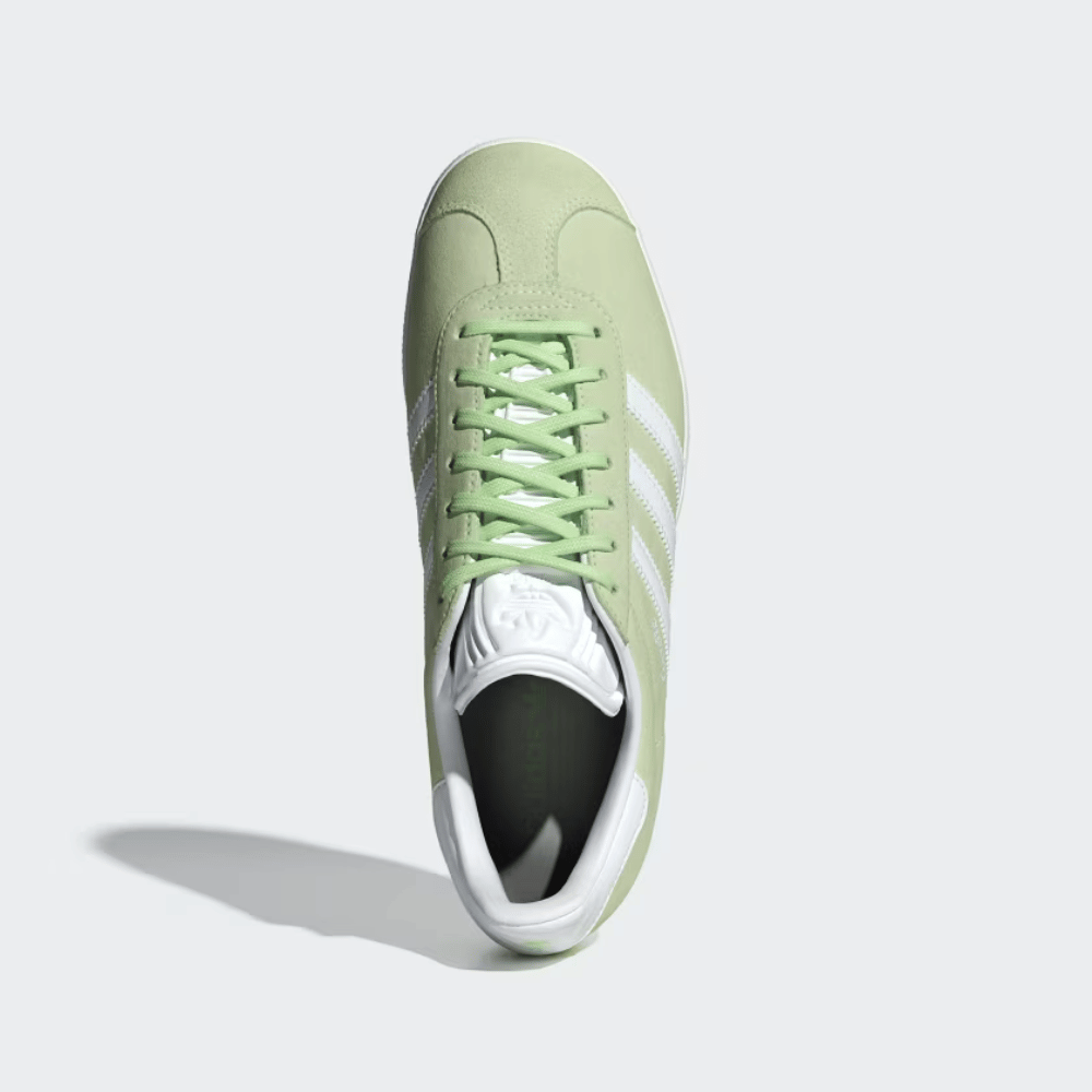 adidas gazelle silver green womens Adidas Originals