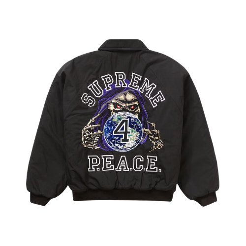 Jaqueta Supreme Peace Embroidered Work Black