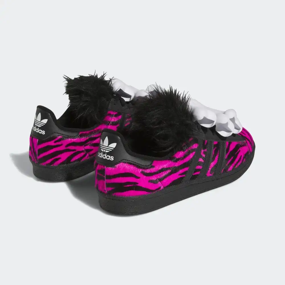 × Jeremy Scott Bones Campus27.5cm Jeremy Scott x adidas Campus 80s Bones Pink - Droper