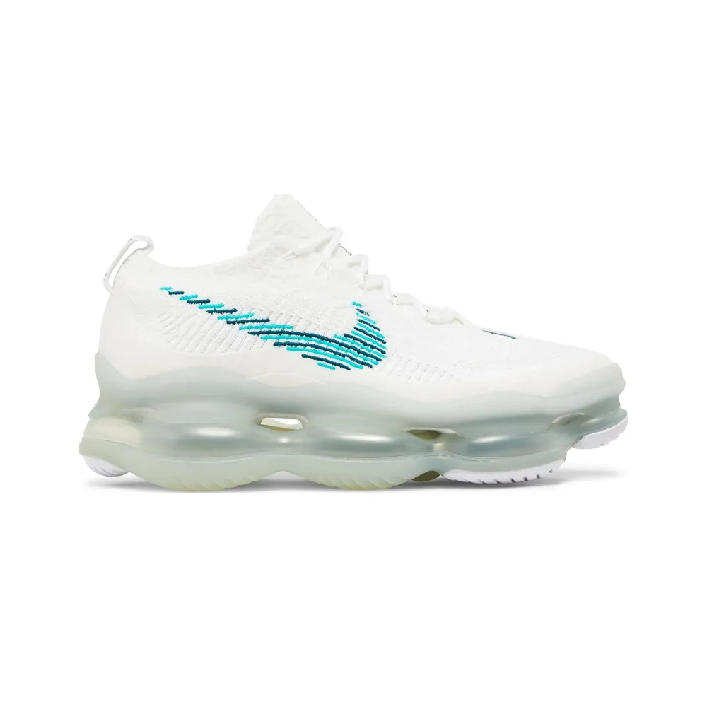 Nike Air Max Scorpion Flyknit White Clear Emerald - Droper