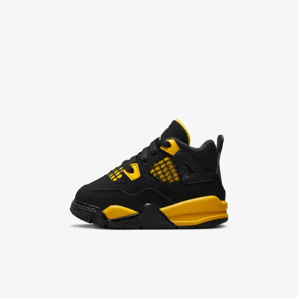 めろ NIKE AIRJORDAN4 RETRO TD Thunder Air Jordan 4 TD Thunder - Droper