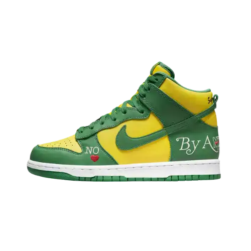 Supreme x Nike SB Dunk High By Any Means Brazil