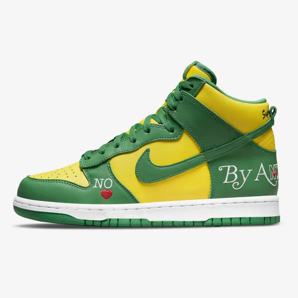 Nike sb dunk sales high green