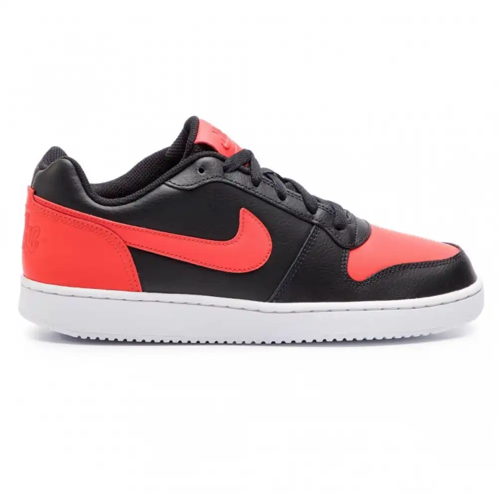 Nike Ebernon Low Black Habanero Red