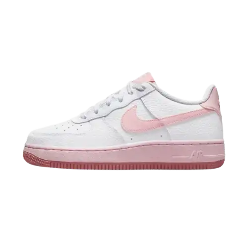 white and pink air force