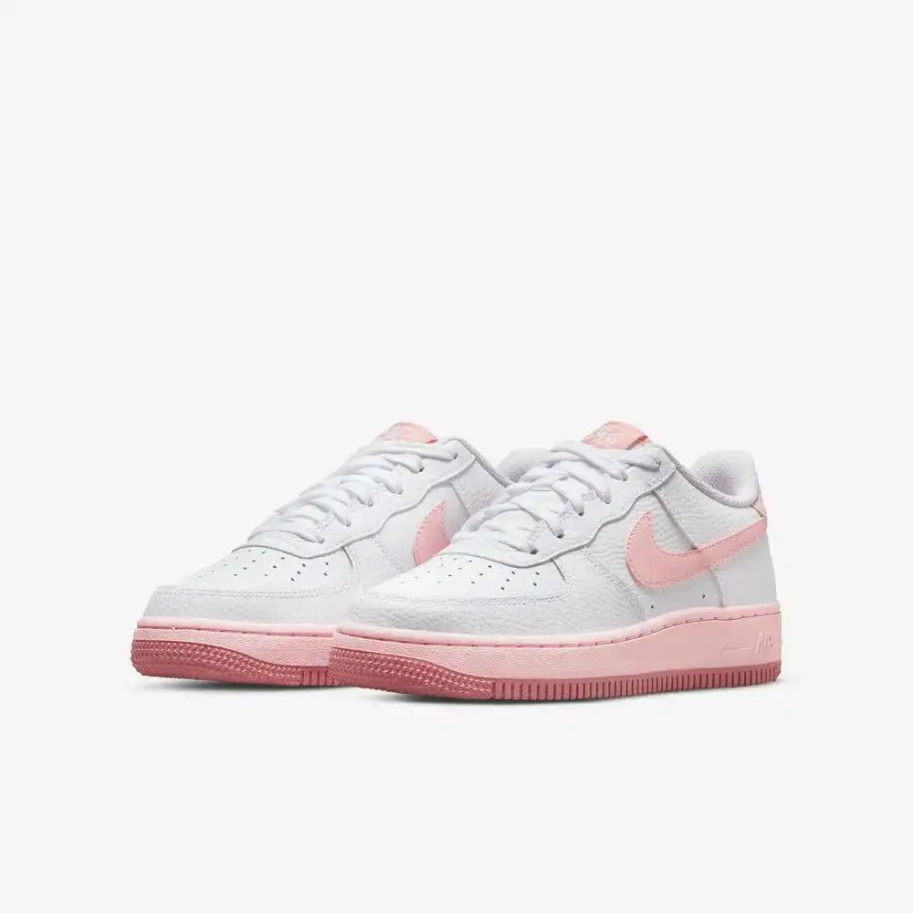 Nike pink air store force 1 womens