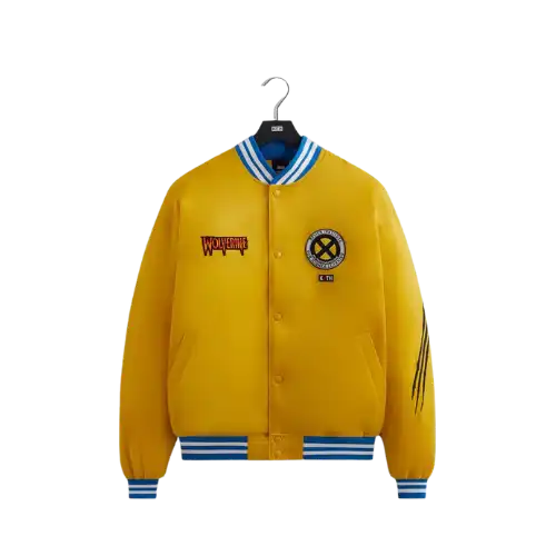 Kith x Marvel Jaqueta X-Men Wolverine Satin Bomber