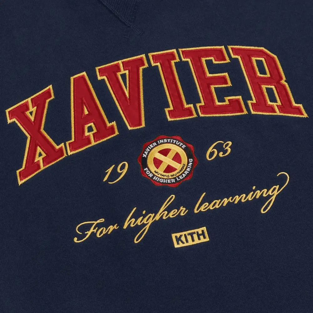 Kith x Marvel Crewneck X-Men Xavier Institute Varsity foto 2