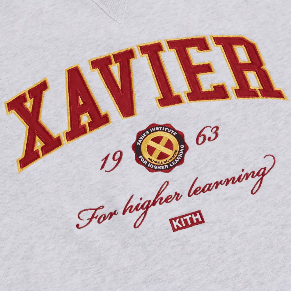 Kith x Marvel Crewneck X-Men Xavier Institute Varsity