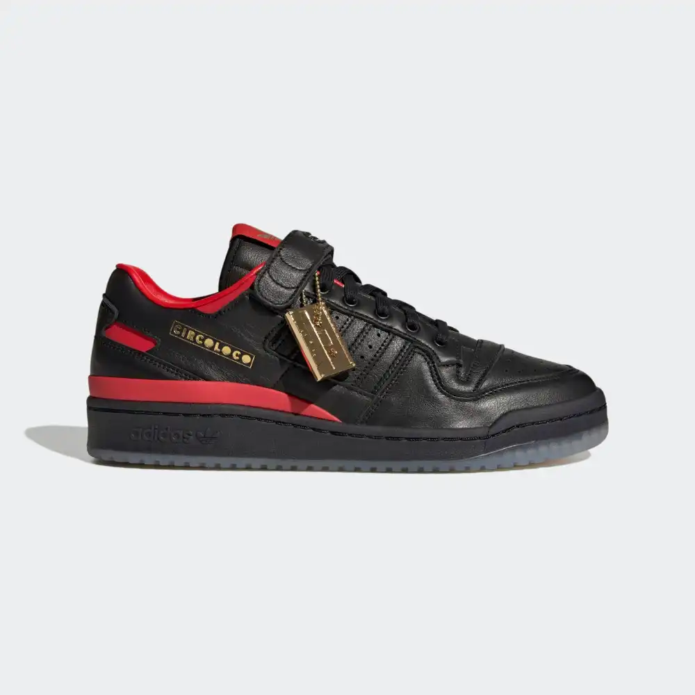 Circoloco x adidas Forum Low Black Vivid Red foto 1