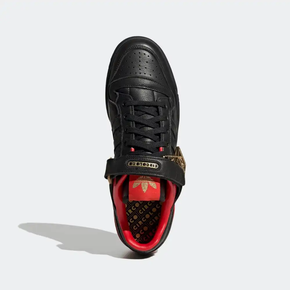 Circoloco x adidas Forum Low Black Vivid Red foto 2