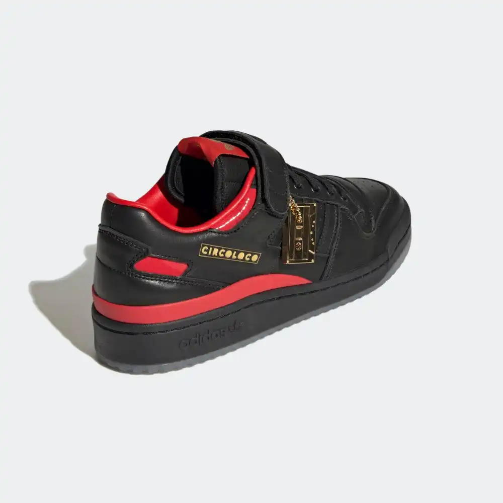 Circoloco x adidas Forum Low Black Vivid Red foto 4