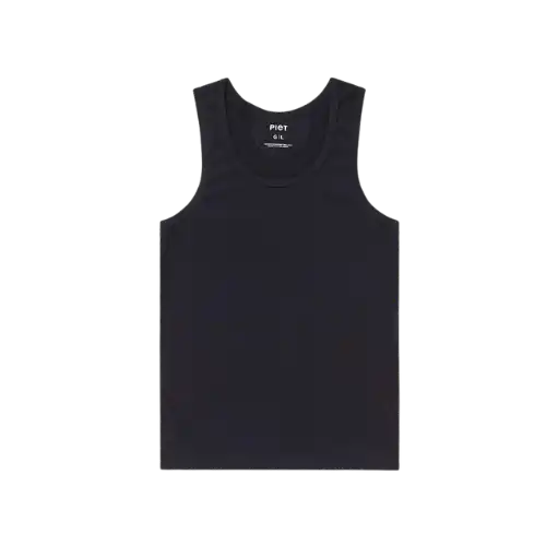 Camiseta Piet Ribbed Tank Top Black