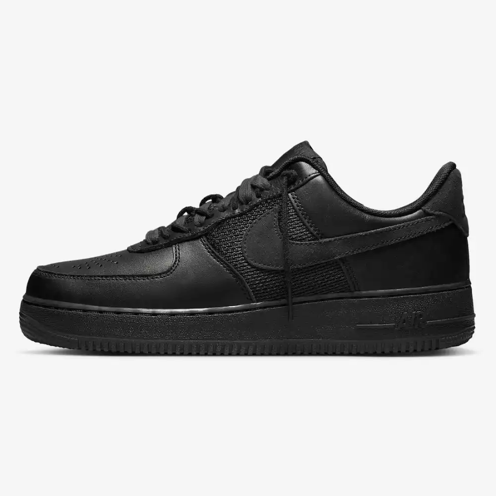 Slam Jam X Nike Air Force 1 Black And Off Noir 8152