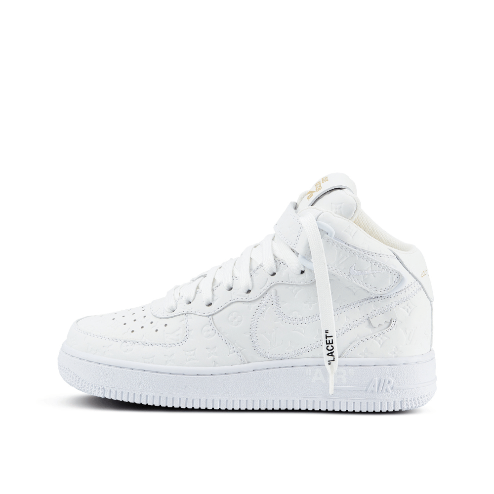 Nike airforce best sale 1 mid white