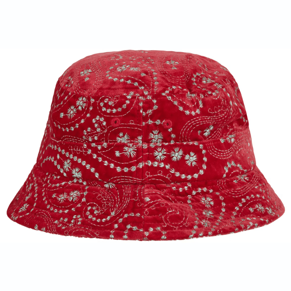 Chapéu Supreme Velvet Paisley Red foto 1