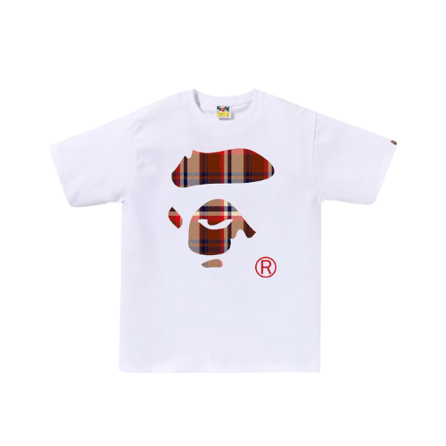 Camiseta BAPE Check Ape Face White