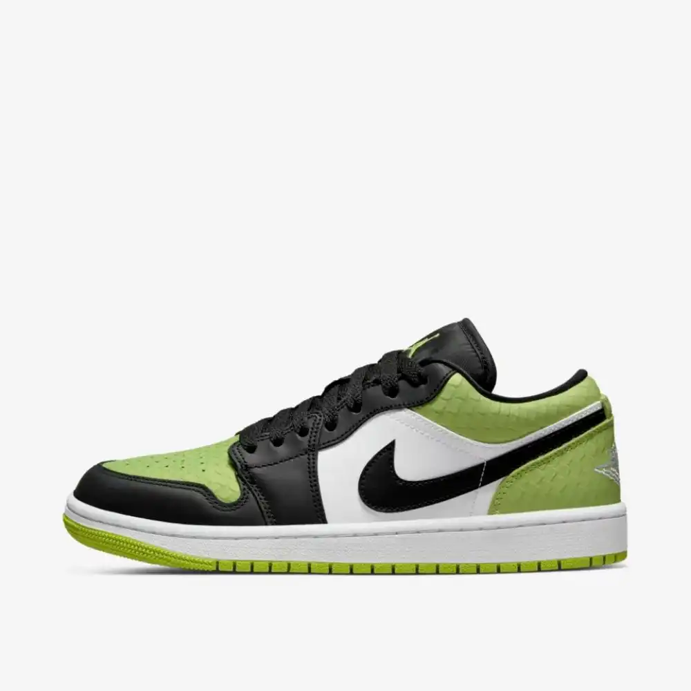 Air Jordan 1 Low Vivid Green and Black foto 1