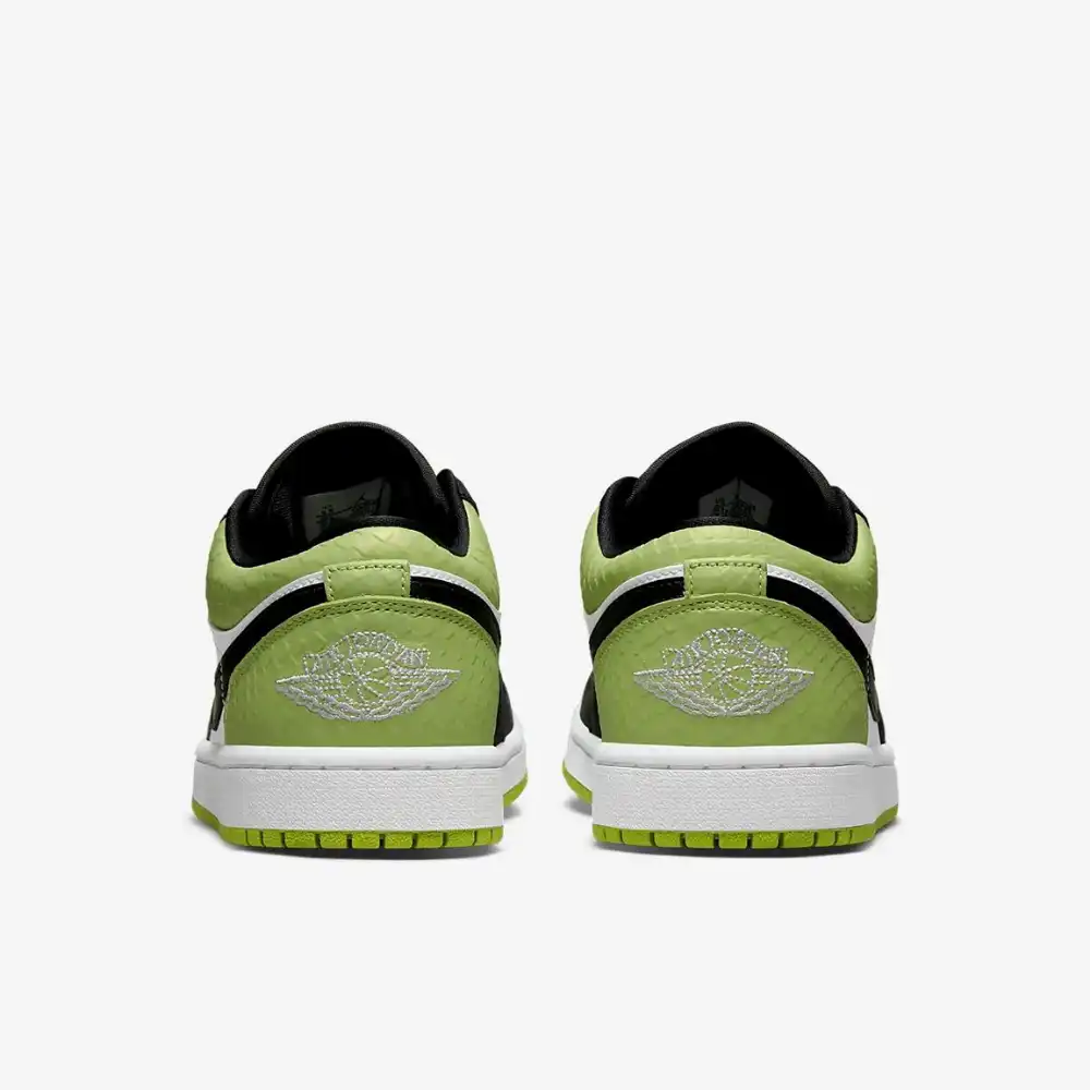 Air Jordan 1 Low Vivid Green and Black foto 3