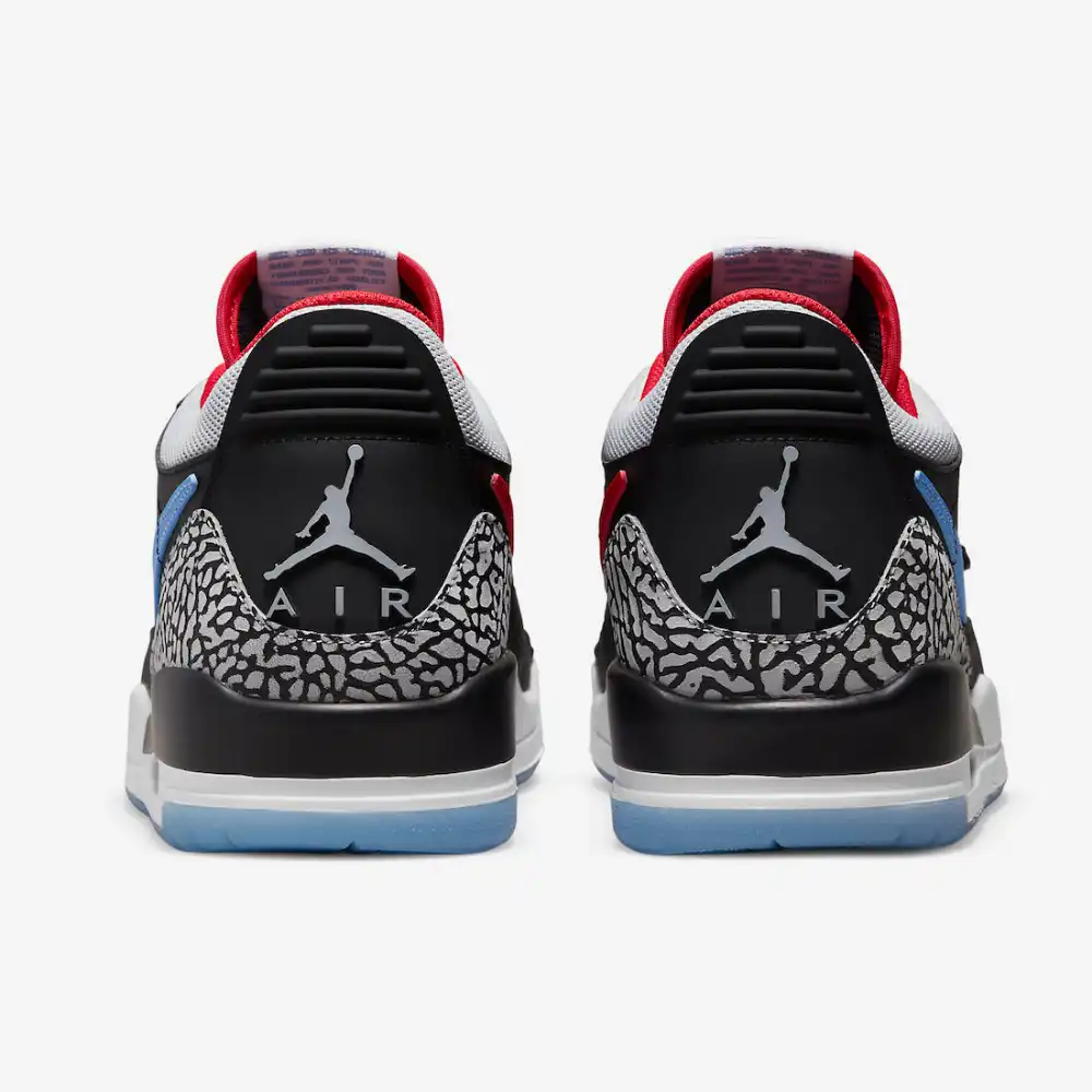 Air Jordan Legacy 312 Low Black Valor Blue - Droper