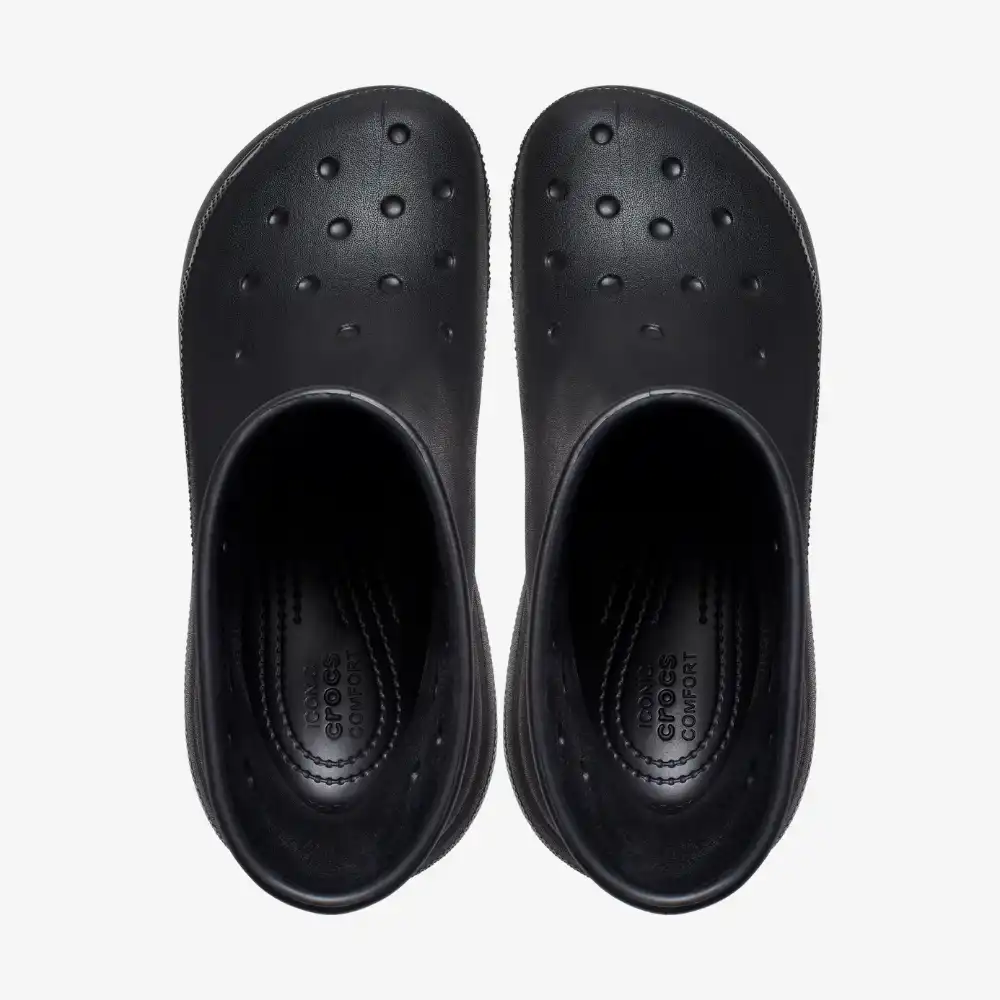 Crocs Crush Rain Boot Black - Droper