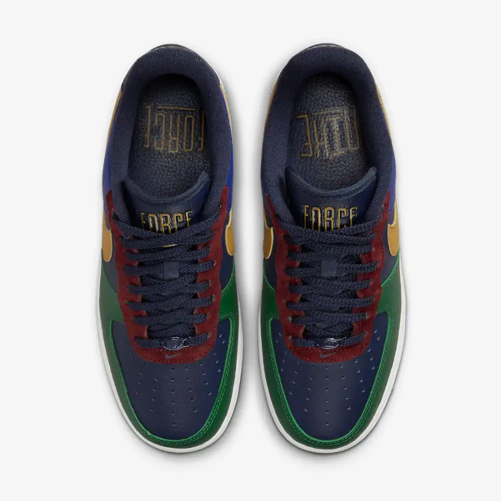 Nike Air Force 1 Low Obsidian and Gorge Green foto 2