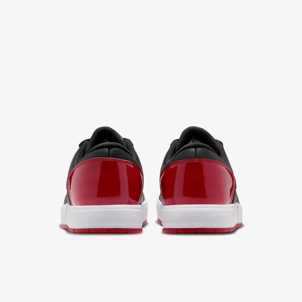 Air Jordan Nu Retro 1 Low Patent Bred foto 3