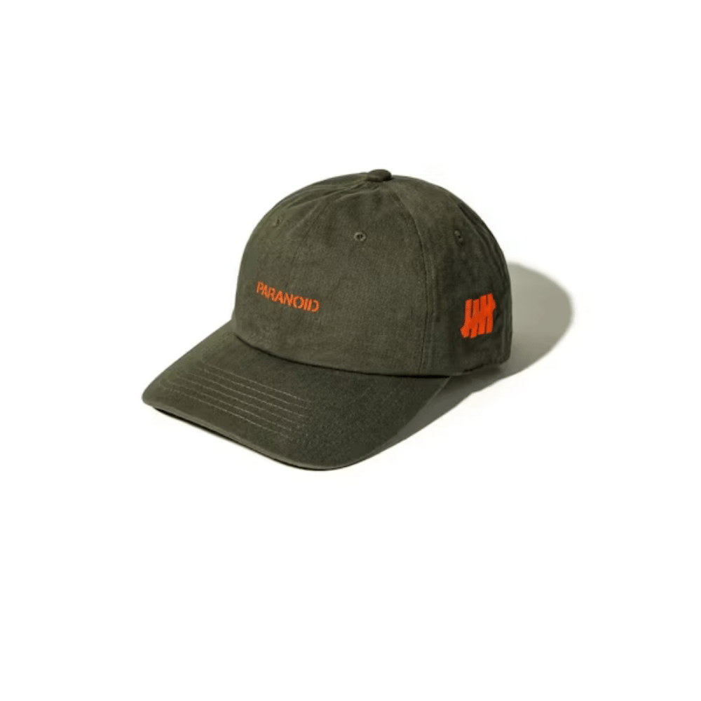 Undefeated x Anti Social Social Club Boné Paranoid Olive - Droper