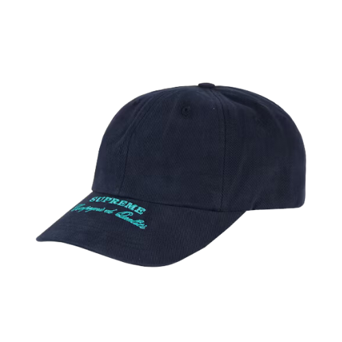 Boné Supreme Qualité 6-Panel Navy