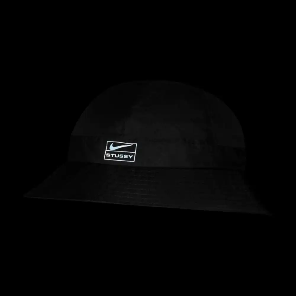 Stussy x Nike Chapéu Bucket Storm-FIT Black foto 2
