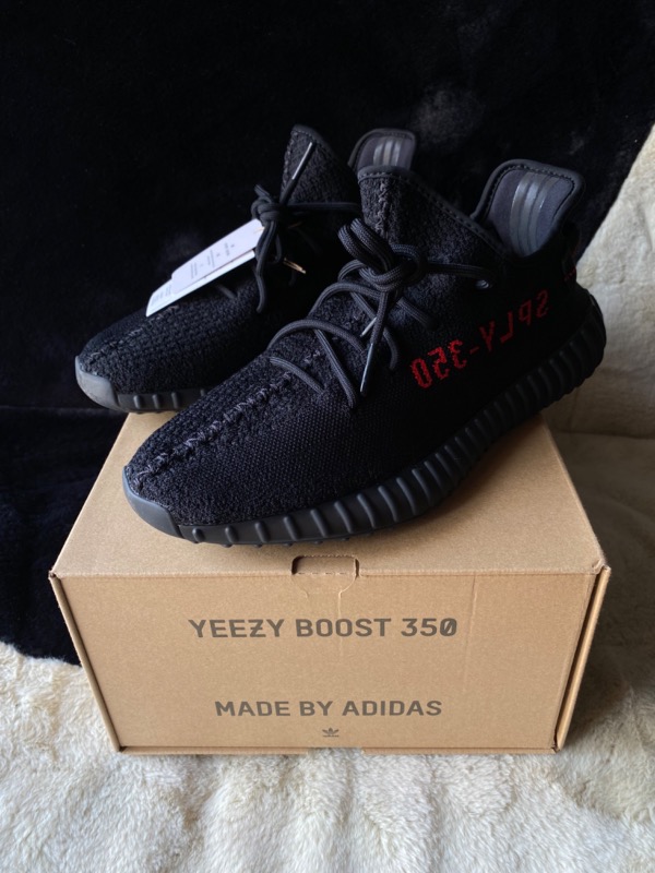 adidas yeezy black red