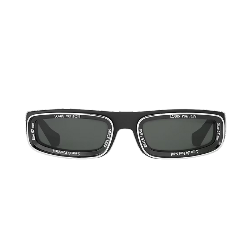 Óculos Louis Vuitton Supervision Squared Black - Droper