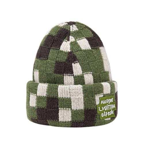 Gorro Louis Vuitton Damoflage Green