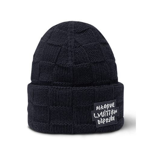 Gorro Louis Vuitton Pearls Black