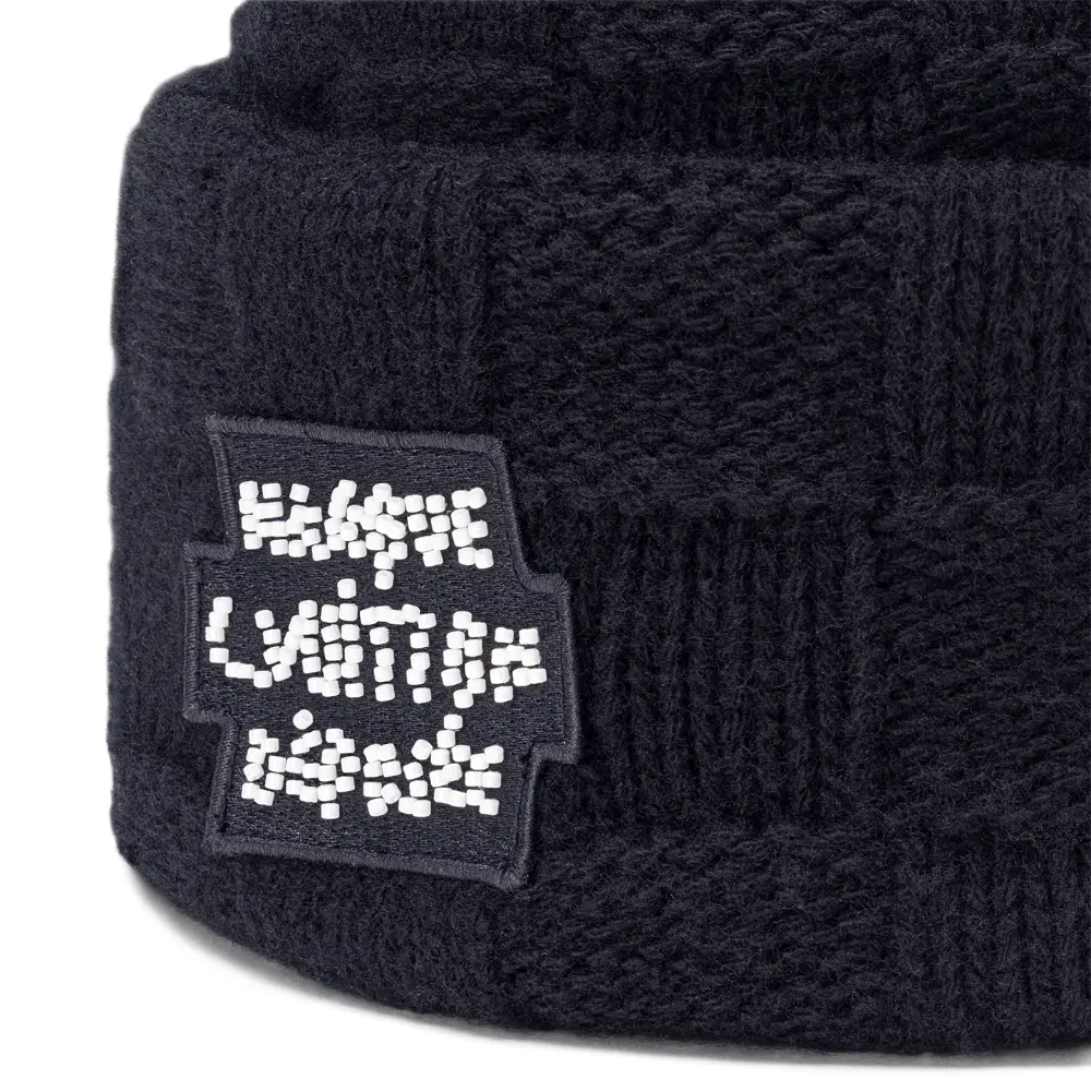 Gorro Louis Vuitton Pearls Black foto 3