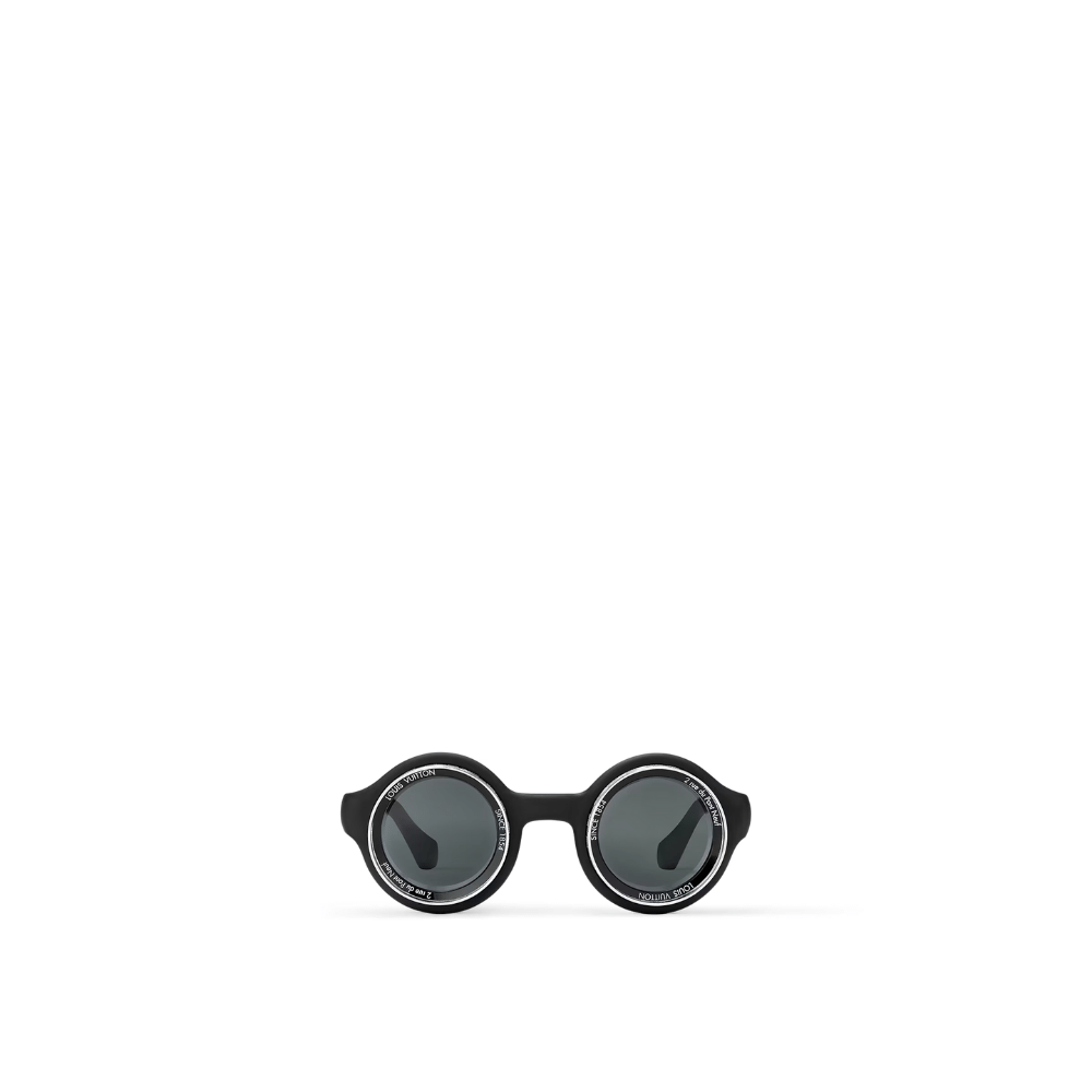 Óculos Louis Vuitton Supervision Rounded Black - Droper