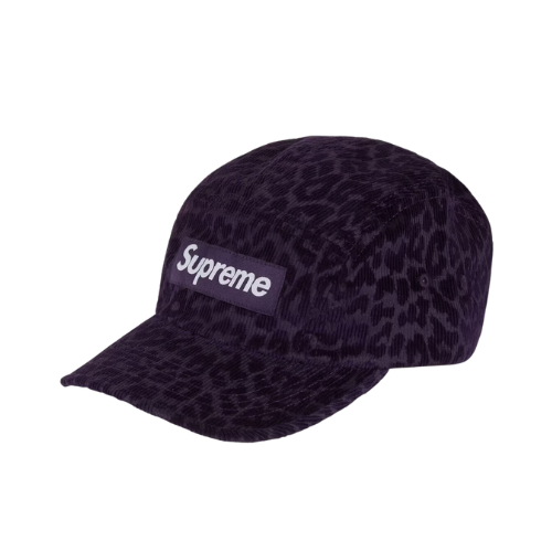 Boné Supreme Corduroy Camp Black - Droper