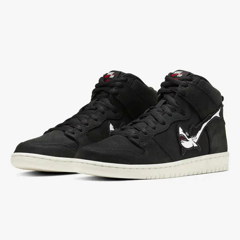 Nike sb dunk sales high black