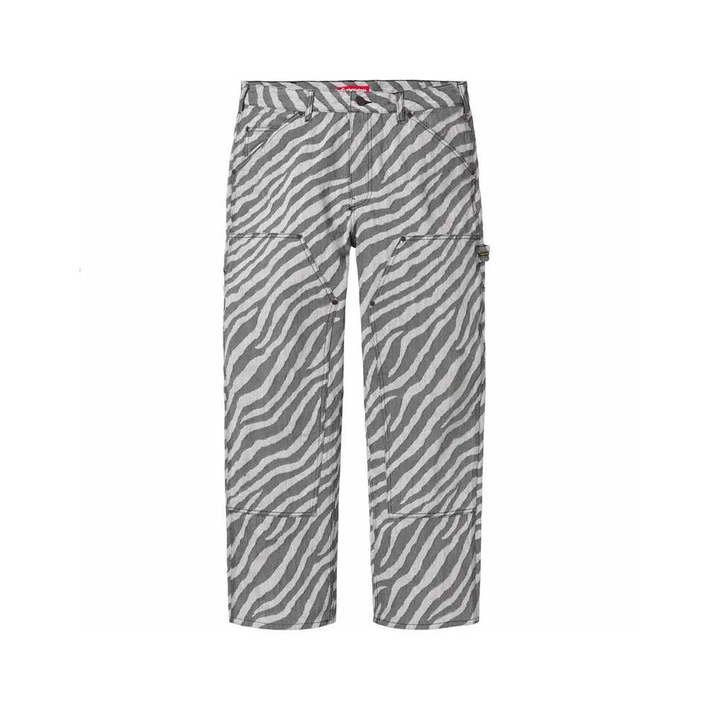 Calça Supreme Double Knee Painter Pant Zebra - Droper