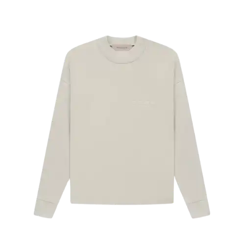 Camiseta Fear of God Essentials L/S Wheat