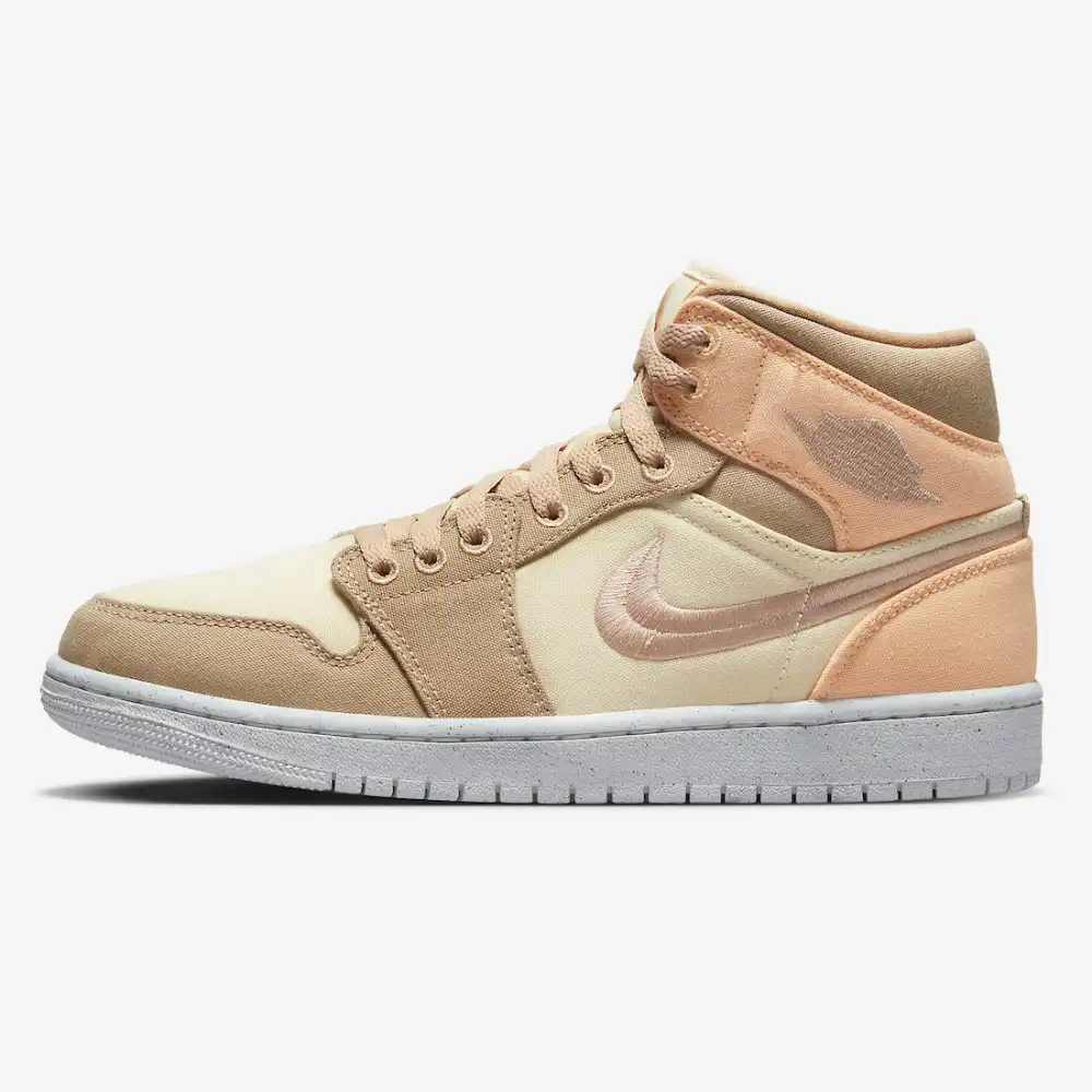 Air Jordan 1 Mid SE Canvas Khaki foto 1